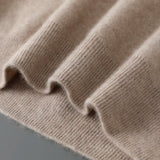DjzDsm Autumn Winter Men's Sweater 100% Merino Wool Thick Hooded Pullover Soft Knitwear Casual Comfort Wool Clothing Tops