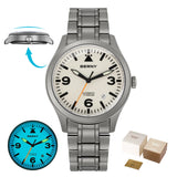 BERNY Full Titanium Automatic Watch for Men Sapphire AR Coated 10Bar Supper Luminous Men Wristwatch Sports Aviation Men Watches
