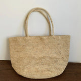 Fashionable Natural Rafia Grass Hand-woven Bag, Large Capacity, Lightweight, Versatile, Suitable for Daily Use, Women's Handbag