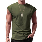 Men's Loose Short Sleeve T-Shirt — Round Neck Casual Summer Top