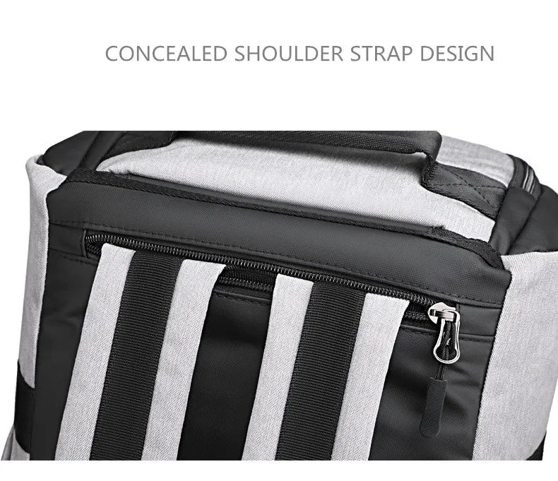 OZUKO Garment bag Multifunction Men Suit Storage Large Capacity Luggage Handbag Male Waterproof Travel Duffel Bag Shoes Pocket