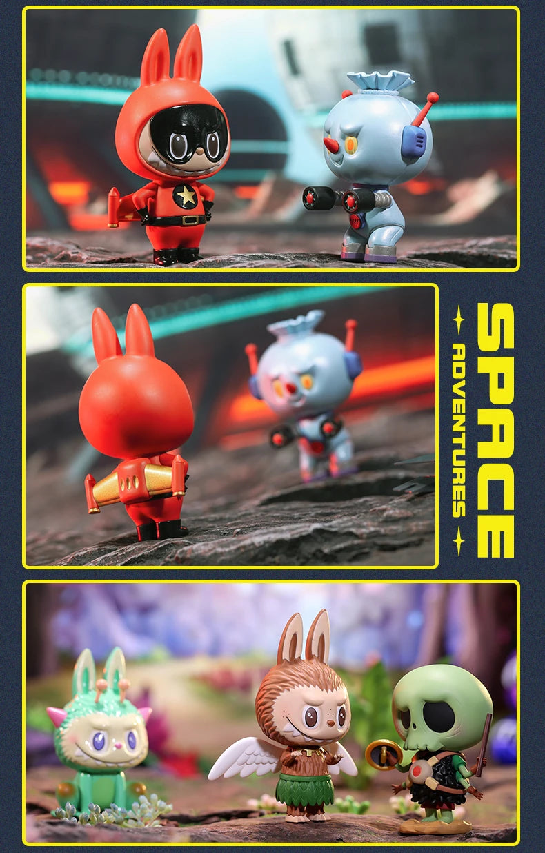 POP MART Labubu Elf Universe Adventure Series Blind Box Toys Guess Bag Mystery Box Mistery Caixa Action Figure Surpresa Model