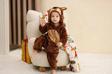 Plush Hooded Baby Winter Romper
