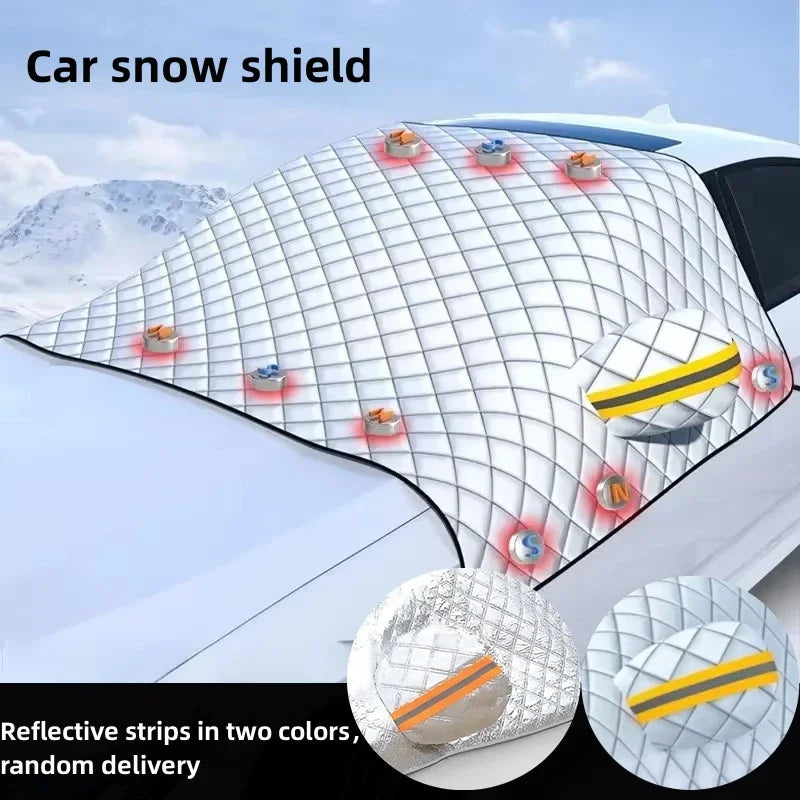 Universal Half Car Cover – Snow, Frost & Sun Shield