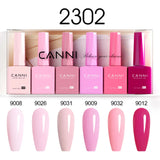 CANNI HEMA-Free Gel Polish Kit | Jelly, Nude & Rubber Base