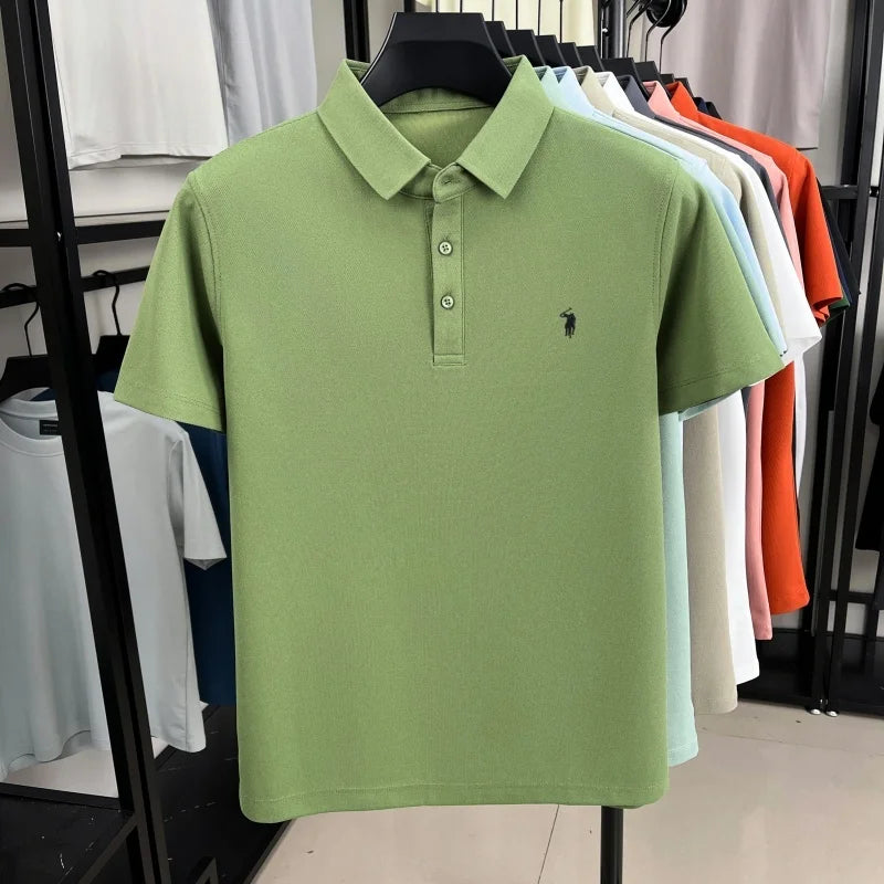 Pony Embroidered Men's Polo Shirt | Premium Summer Comfort