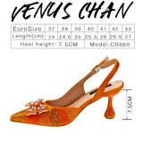 Venus Chan Pointed-Toe Heels & Handbag Set for Women