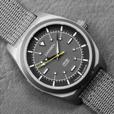 CADISEN TI-7 Autodyne Titanium Steel Automatic Mechanical Canvas Wristwatch MIYOTA 8215 Luminous Sapphire Waterproof Man Watches