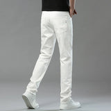 Men's Elastic Colorful Straight-Fit Jeans | Spring Autumn
