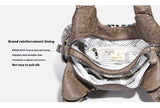 Women Handbags Leopard Bag Top-handle Handbag Fashion Satchel Dumpling Pack Shoulder Bag Tote Bag Hobos Large Purse