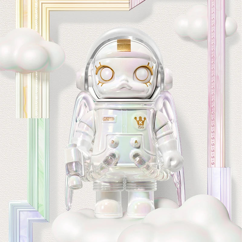 POP MART MEGA SPACE MOLLY 100% Series 4 Blind Box Guess Bag Mystery Box Toys Doll Cute Figure Desktop Ornaments