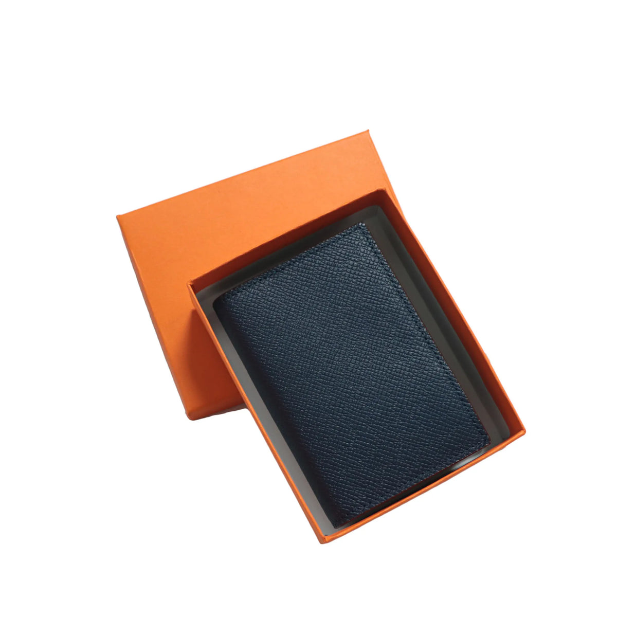 Genuine Leather Credit Card Holder for Women And Men with Free Embossing Personalized High-Quality Protective Bank Card Case