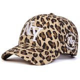 Leopard Print New York Baseball Cap | Adjustable Unisex