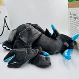 New Large 48cm Blue Sleeping Charizard Plush Doll Toys Super Soft Pokemon Stuffed Animal, Anime Plush Pillow Floor/Sofa Cushion