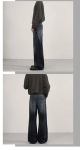 Men's Blue-Gray Relaxed Fit Jeans