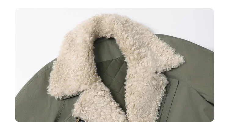 CHIC VEN Fashion Women Coats Loose Casual New Retro Motorcycle Cotton Jacket Thick Warm Female Overcoat Autumn Winter 2025