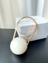 Evening Party Mini PVC Ball Handle Bag Women Luxury Electroplated Bowling Purses Elegant Minimalist Round Ball Designer Handbags