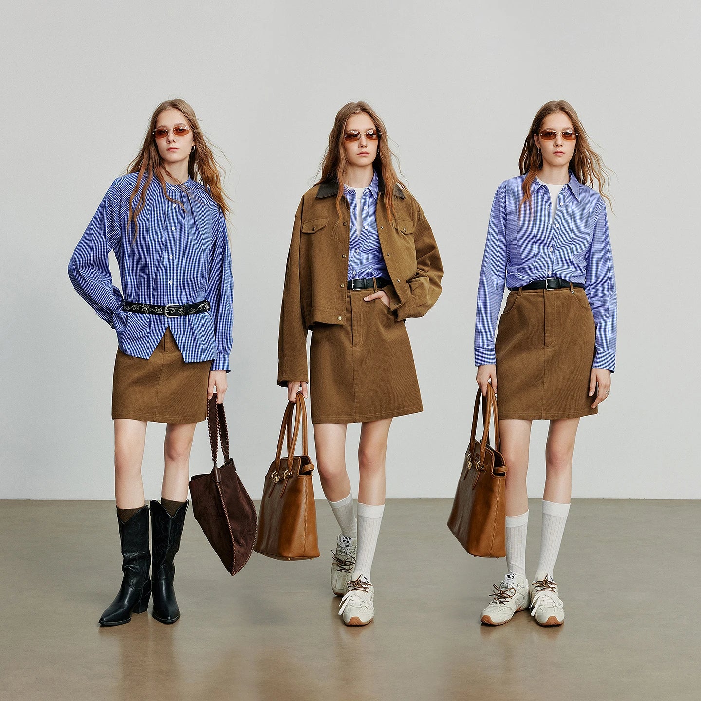 Toyouth Corduroy A-Line Mini Skirt | Autumn 2025