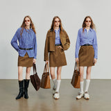 Toyouth Corduroy A-Line Mini Skirt | Autumn 2025