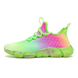 Unisex Colorful Fashion Running Shoes – Non-Slip Casual Walking Sneakers