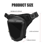 Smart LED Screen Motorcycle Bicycle Leg Bag Waterproof Ride Cycling Drop Leg Side Bag For Men Women DIY Pattern APP Control