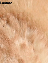 Women's Hooded Faux Fur Coat with Deer Ears