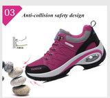 SALUDAS women casual sneakers Non-slip thick-soled height-enhancing casual running shoes light walking sheos