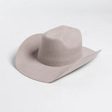 USPOP Wide Brim Wool Cowboy Hat – Unisex Felt Fedora