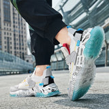 Men’s Lightweight Thick-Sole Mesh Sneakers