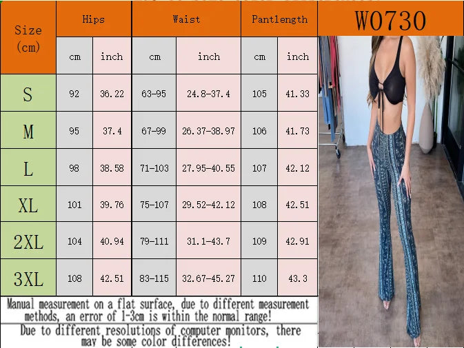 Printed Micro-Flare Slim Fit Leggings