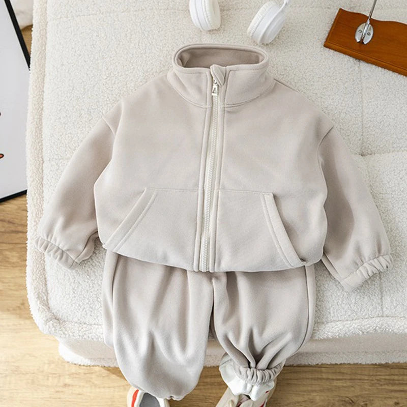 Kids' Winter Fleece 2-Piece Sport Suit