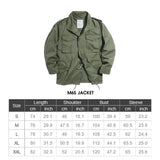 Maden Retro M65 Field Jacket – Men's Green Cotton Windbreaker