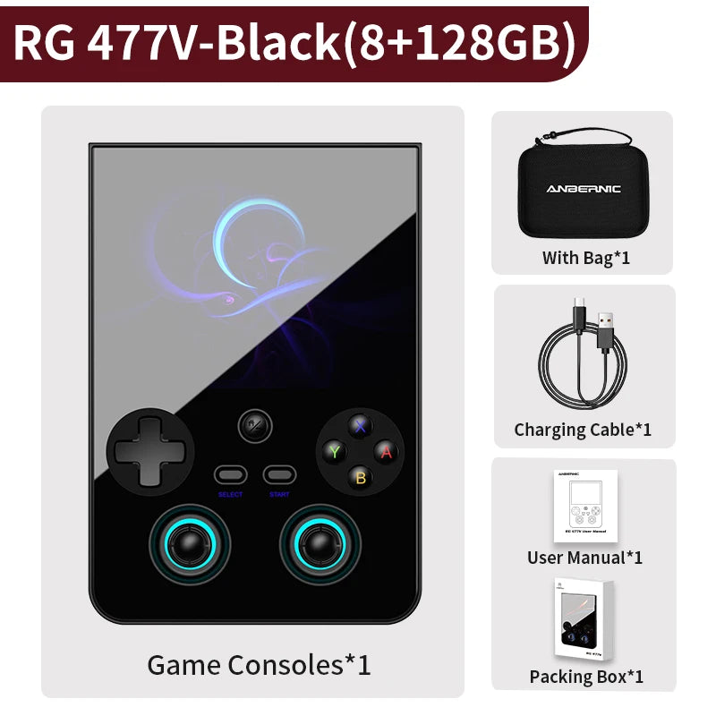Anbernic RG477V Retro Handheld Console | Android 14 | 4.7" 120Hz
