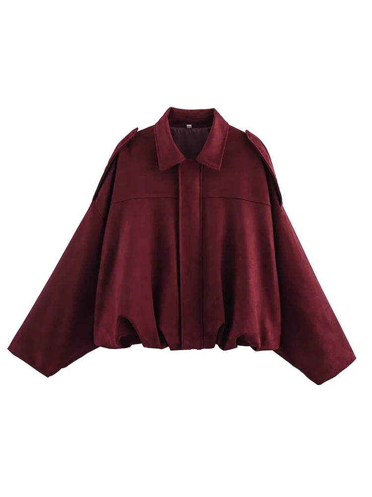 Women's Vintage Bomber Jacket – Effortless Chic