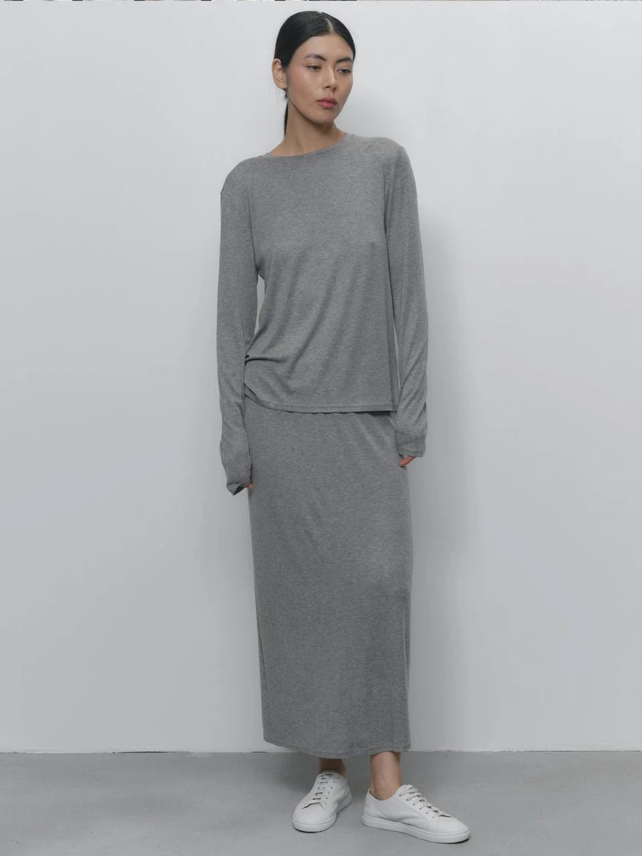 Hirsionsan Modal Soft Loose Sets Women Casual Three Pieces Long Sleeve Cardigan & High Waist Pants & Vest Outfits Tracksuit 2025
