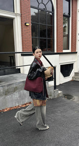 Motingsome Oversize Women Bag Luxury Suede Leather Winter Bags Frosted Cow Skin Handbag and Purses Retro Lady Tote 2024 New
