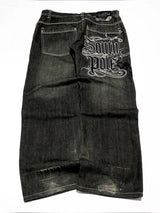Dragon Print Y2K Baggy Jeans
