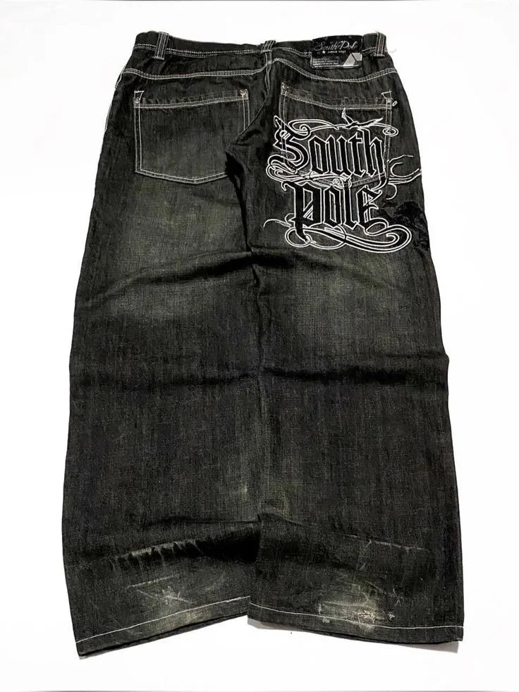 Dragon Print Y2K Baggy Jeans