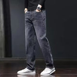 Men's Relaxed Straight-Leg Stretch Jeans | Multi-Color