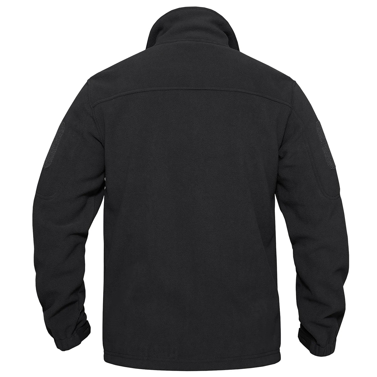 TACVASEN Men's Fleece Jacket Soft Warmth Windproof Full Zip Up Coat Multiple Zipper Pockets Hiking Working Outdoors Windbreaker