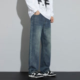 Men's Fleece-Lined Wide-Leg Jeans – Winter Warmth