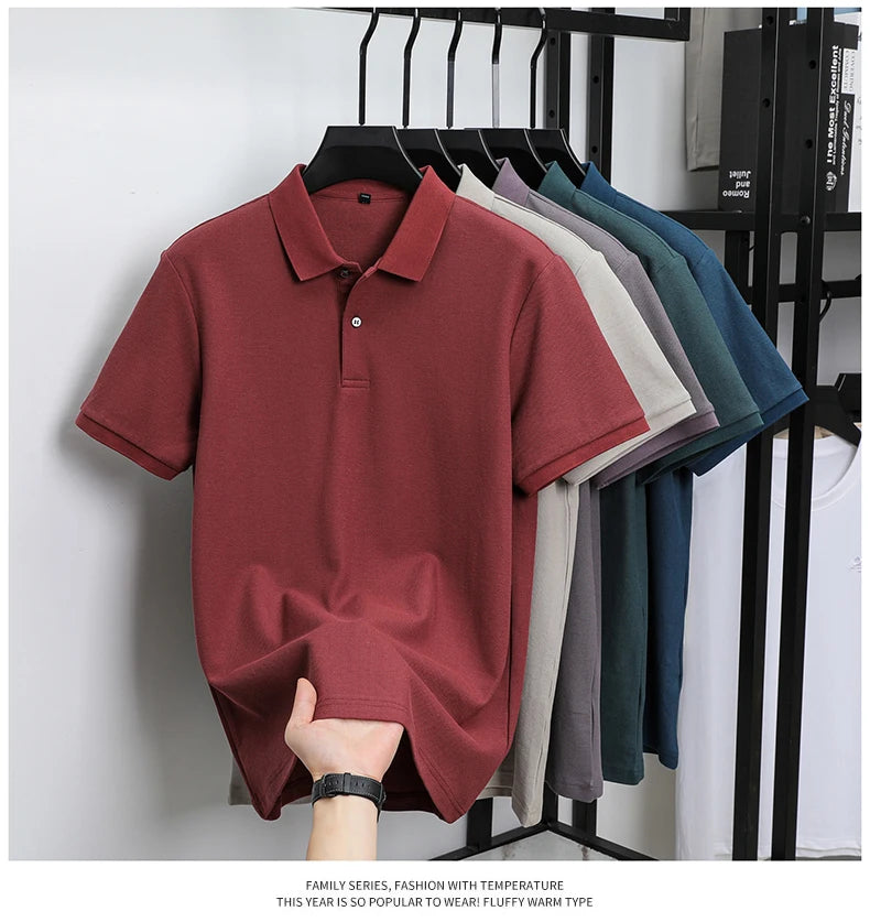 Premium 100% Cotton Polo Shirt for Men | Smart Casual