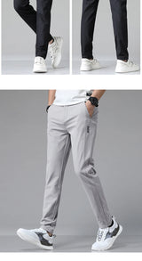 Men's Lightweight Stretch Slim-Fit Pants