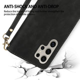 Samsung Galaxy Wallet Case with Strap & Stand