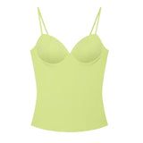 HXAO Corset Camisole Crop Top – Backless Bustier Tank