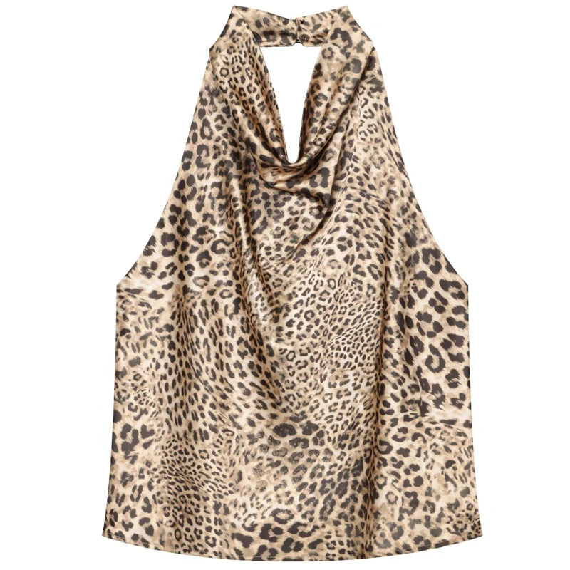 Women's Halter Backless Vest Top