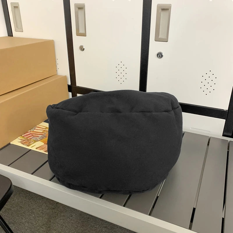 Solid Color Canvas Female Crossbody Bags For Women Large Capacity Shopping Messenger Bag Student Shoulder Bag Unisex School Bag