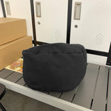 Solid Color Canvas Female Crossbody Bags For Women Large Capacity Shopping Messenger Bag Student Shoulder Bag Unisex School Bag