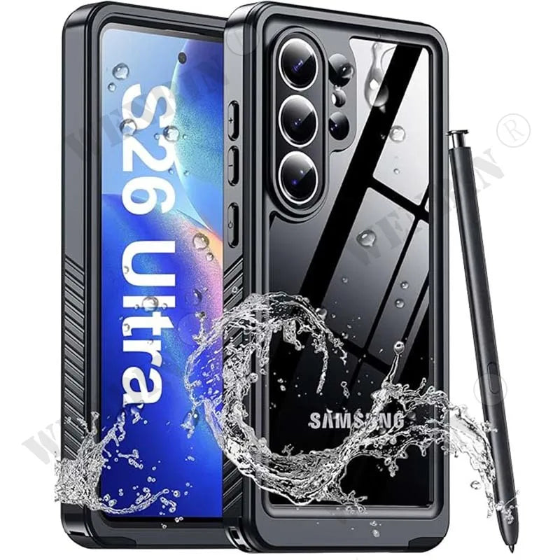 IP68 Waterproof Samsung Galaxy Case with Screen Protector