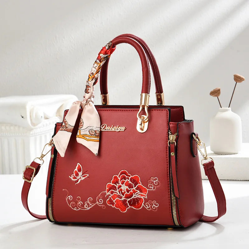 Women's Patchwork Shoulder & Crossbody Bag